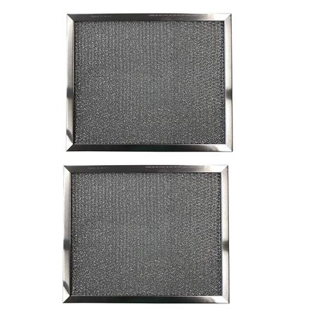 DURAFLOW FILTRATION Replacement Aluminum Filters 6x22x1/2 A69038 - 2 Pack